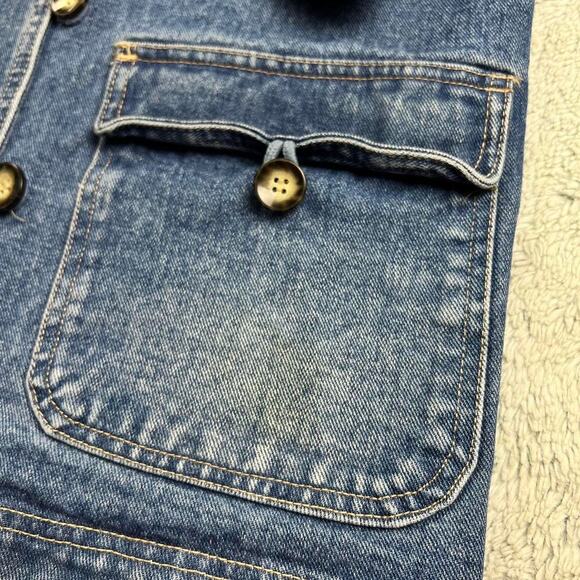 A.M.I Alexandre Mattiussi Vintage denim Chore jacket Field women’s size Medium - Picture 7 of 7